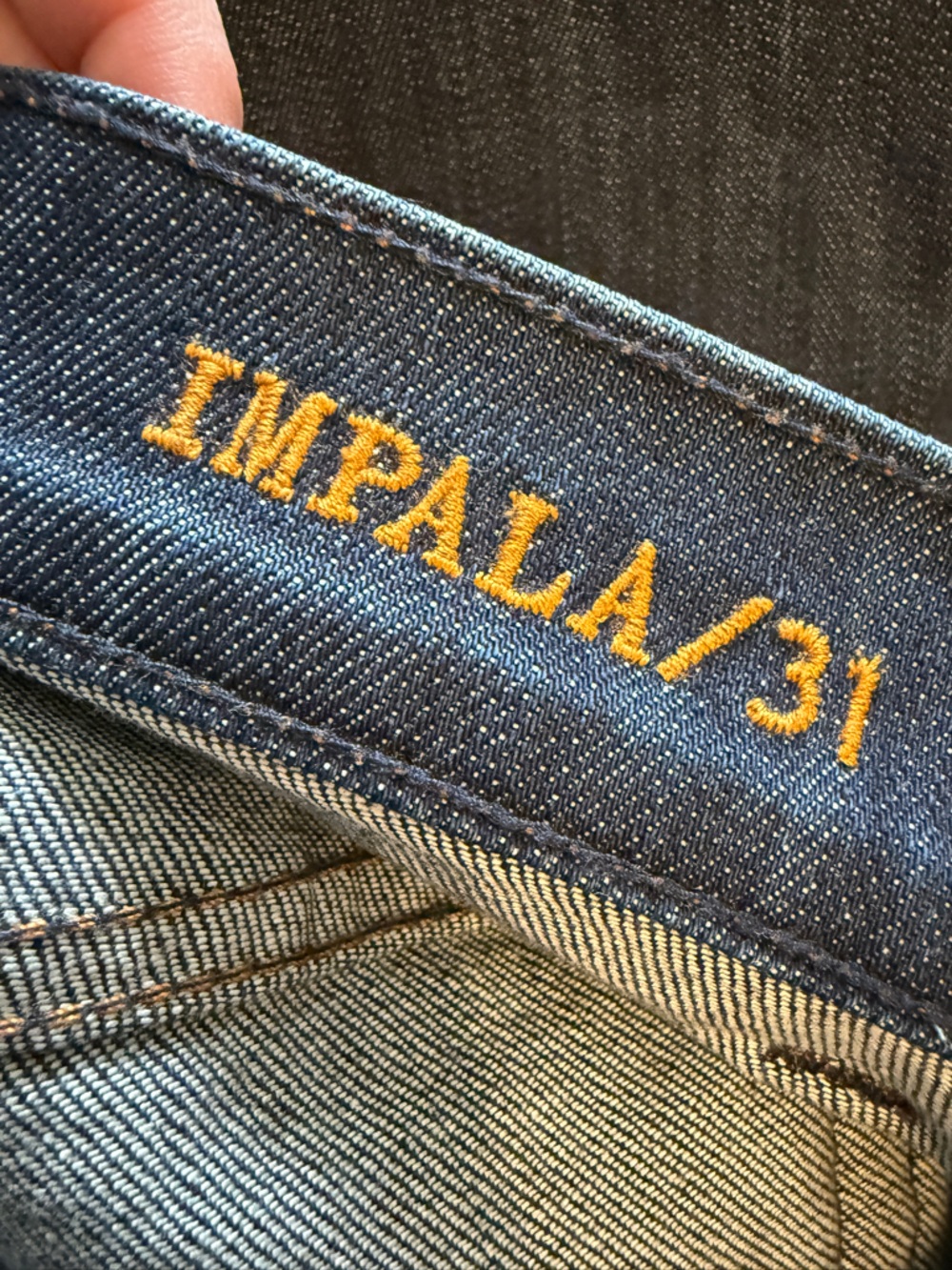 Fidelity Denim Impala Straight Leg Selvedge Denim Dark Blue - Picture 10 of 14